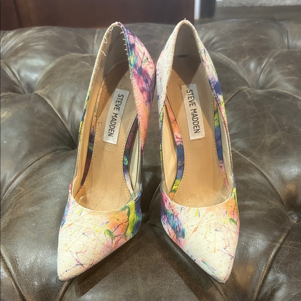 Steve Madden Colorful Abstract Women's Heels